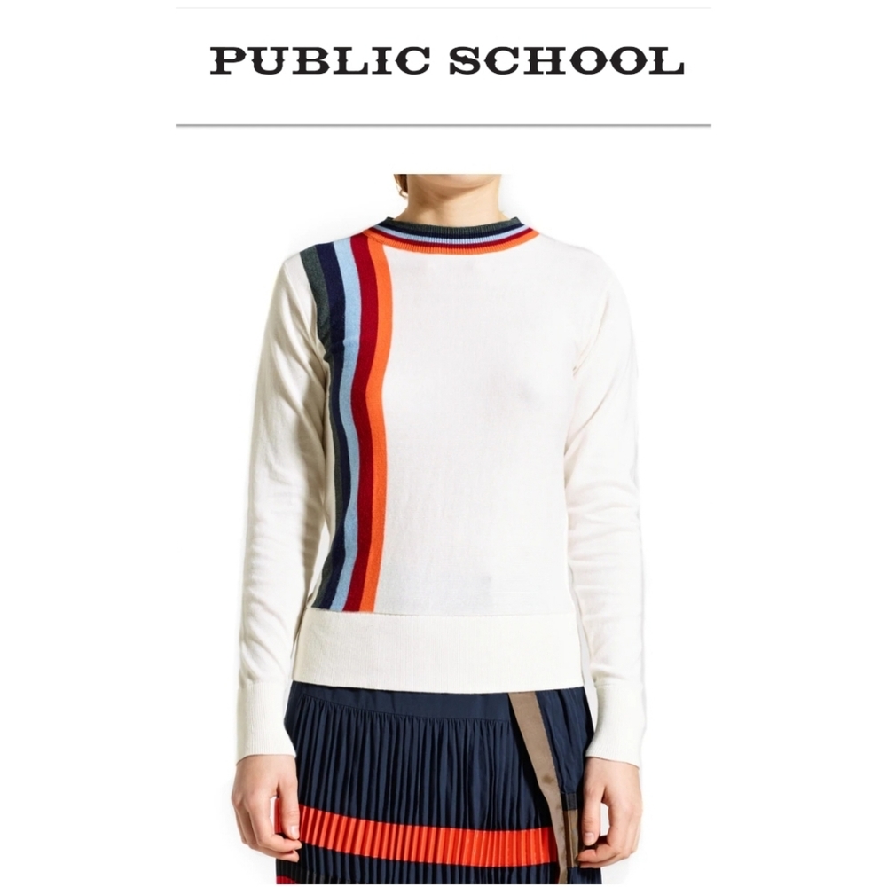 Public School Nellie Sweater Cream Women's Size Small